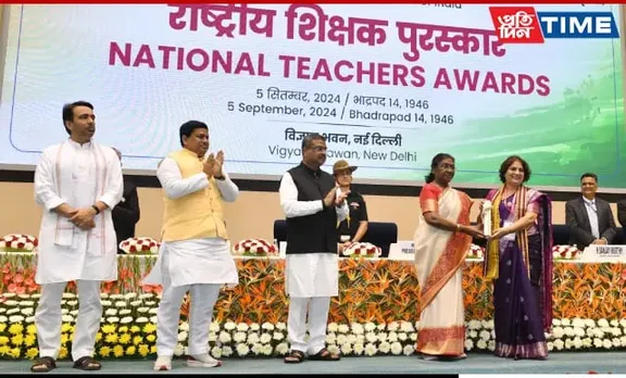 President Murmu Honors Educators With National Awards On Teachers’ Day